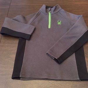 Spyder fleece lined youth 1/4 zip. Size small 7/8